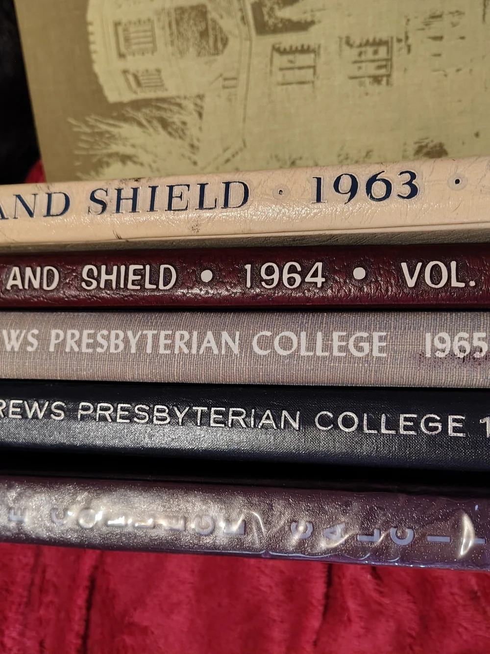Lamp& Shield 1962-1967 St Andrews Vintage College Yearbook Stack
